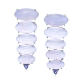 Lavender Waterfall Earrings Statement Earrings Karma El-Khalil