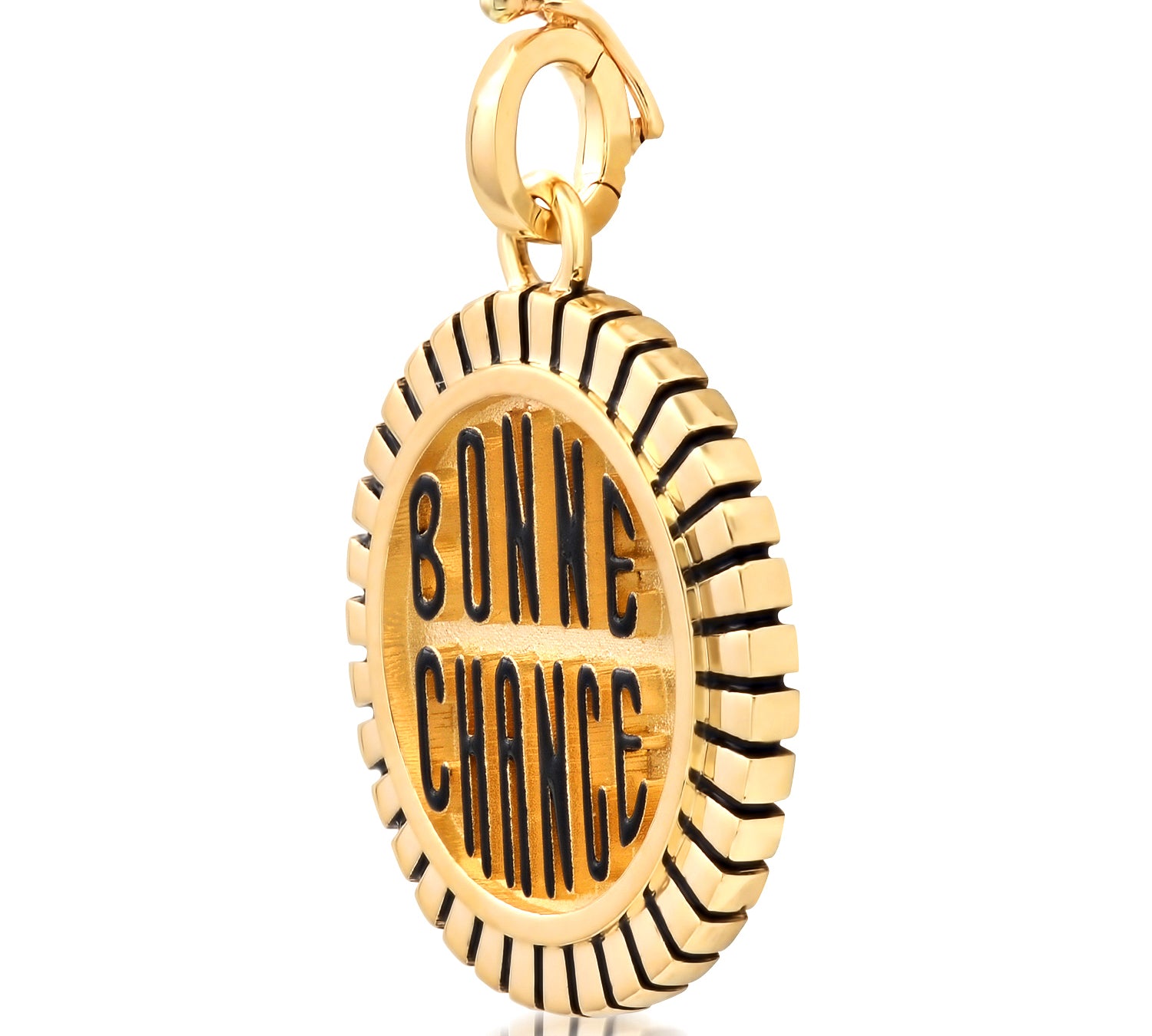 Bonne Chance Gold Charm Charm Helena Rose Jewelry Default Title  