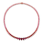 The Ombré Tourmaline Necklace Statement Necklace Roseark Jewelry