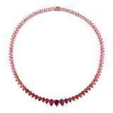 The Ombré Tourmaline Necklace Statement Necklace Roseark Jewelry
