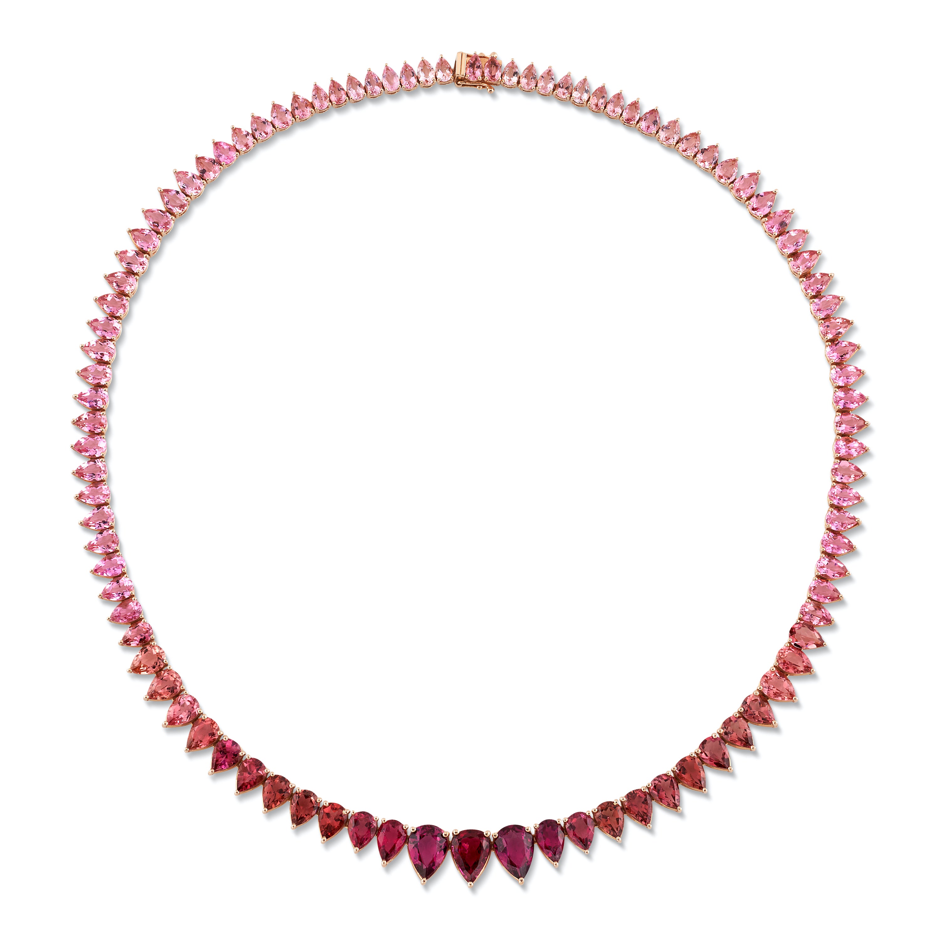 The Ombré Tourmaline Necklace Statement Necklace Roseark Jewelry