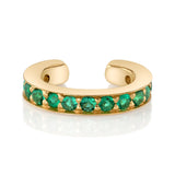 Stone Ear Cuff Ear Cuff Earring Roseark Deux Emerald