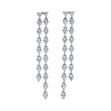 Raindrop Diamond Earrings, Pair Drop Earrings Roseark Deux