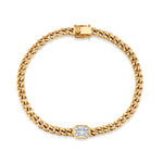 Curb Link Diamond Bracelet Chain Bracelet Roseark Deux