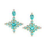 Apatite Dew Earrings, Small Drop Earrings Karma El-Khalil