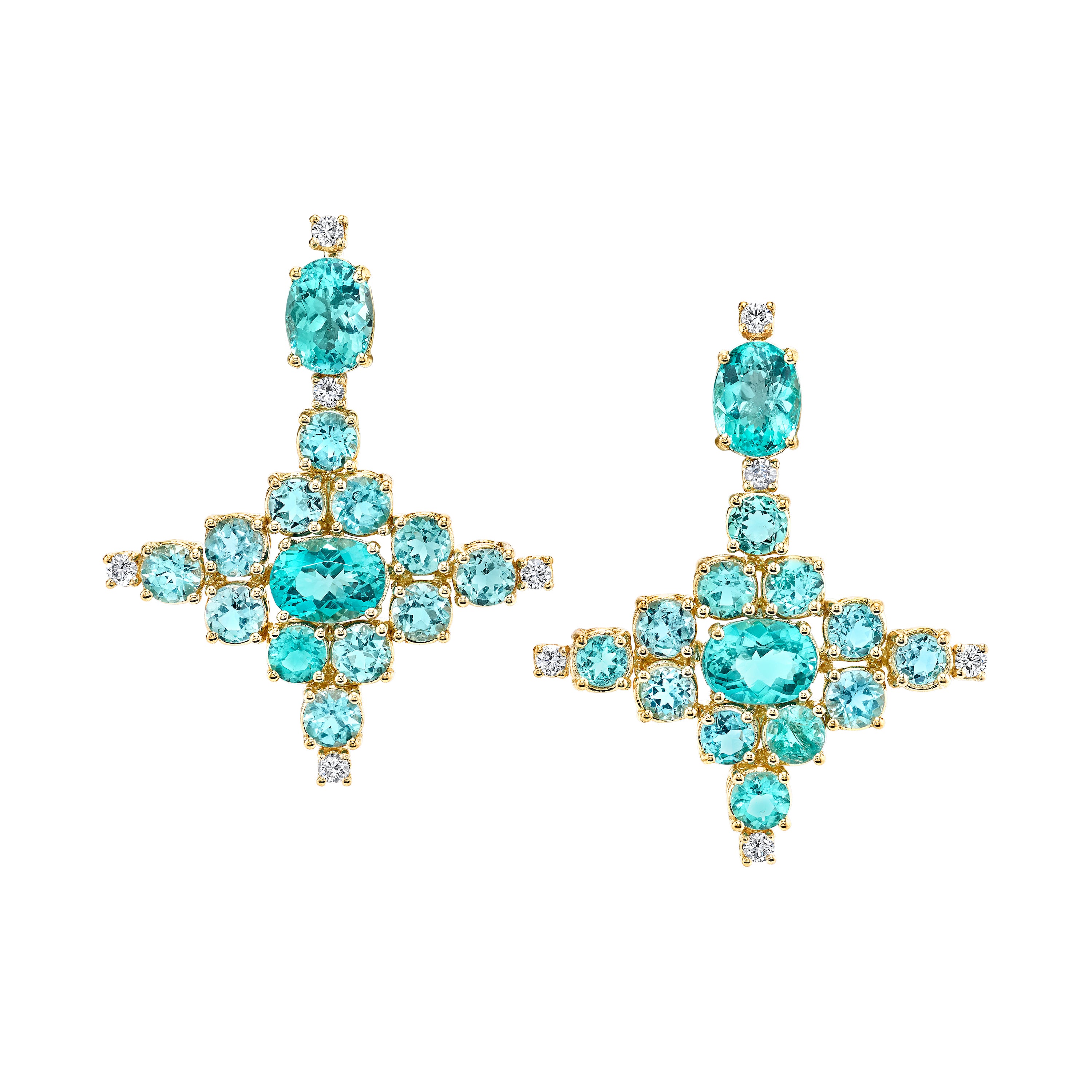 Apatite Dew Earrings, Small Drop Earrings Karma El-Khalil