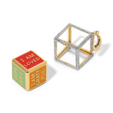 Affirmation Enamel Dice Charm Charm Carolyn Rodney