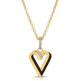 Paradox Heart Necklace with Diamonds Charm Carolyn Rodney