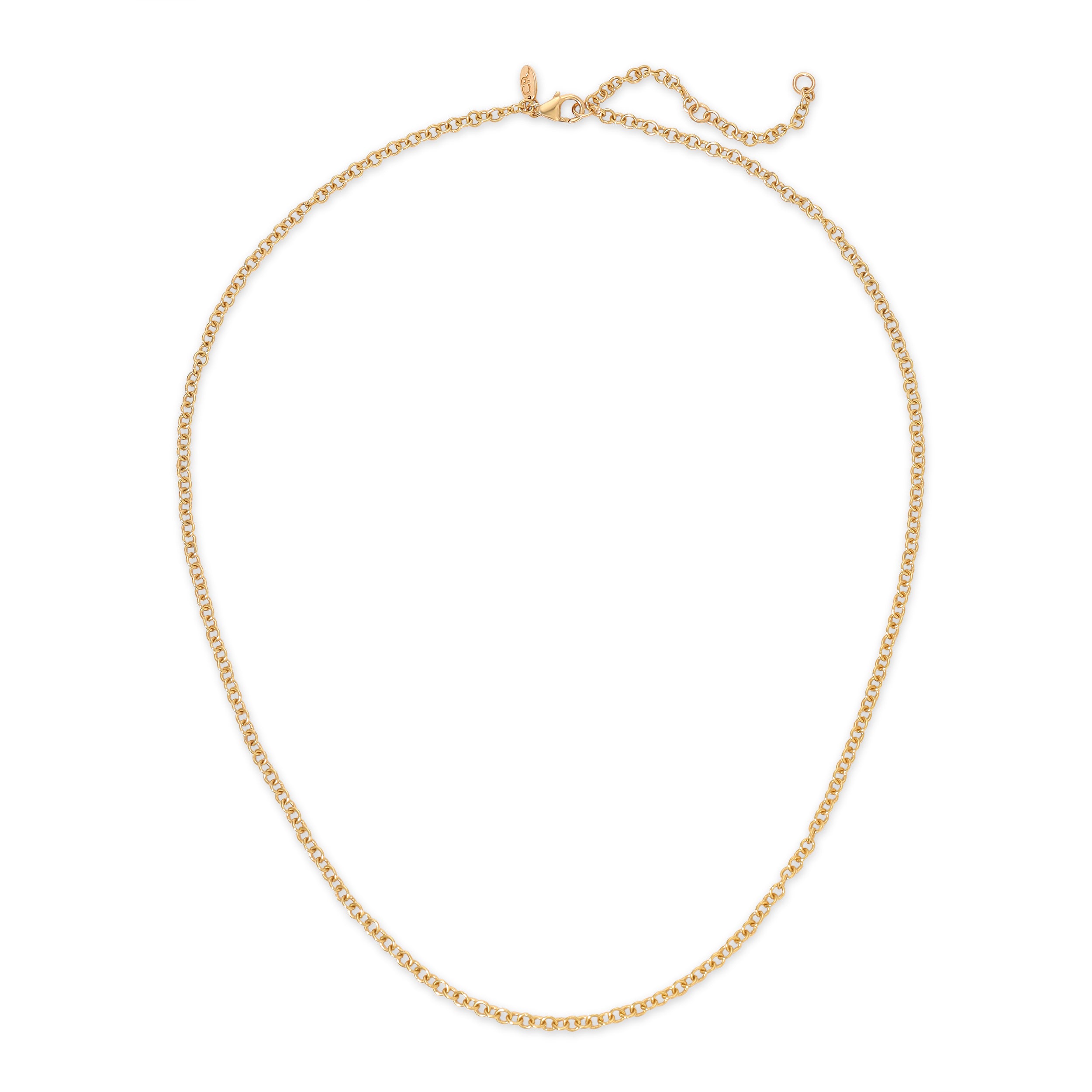 Handmade Yellow Gold Chain Chain Carolyn Rodney 19 Inch  