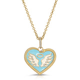 Saint Sinner Enamel Heart Charm Charm Carolyn Rodney