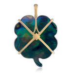 Luminescent Clover Charm Charm Maura Green