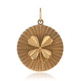 Good Luck Clover Beam Charm Charm Maura Green