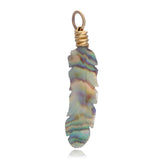 Luminescent Feather Charm Charm Maura Green