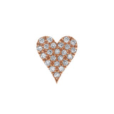 Diamond Heart Stud Studs Sale   