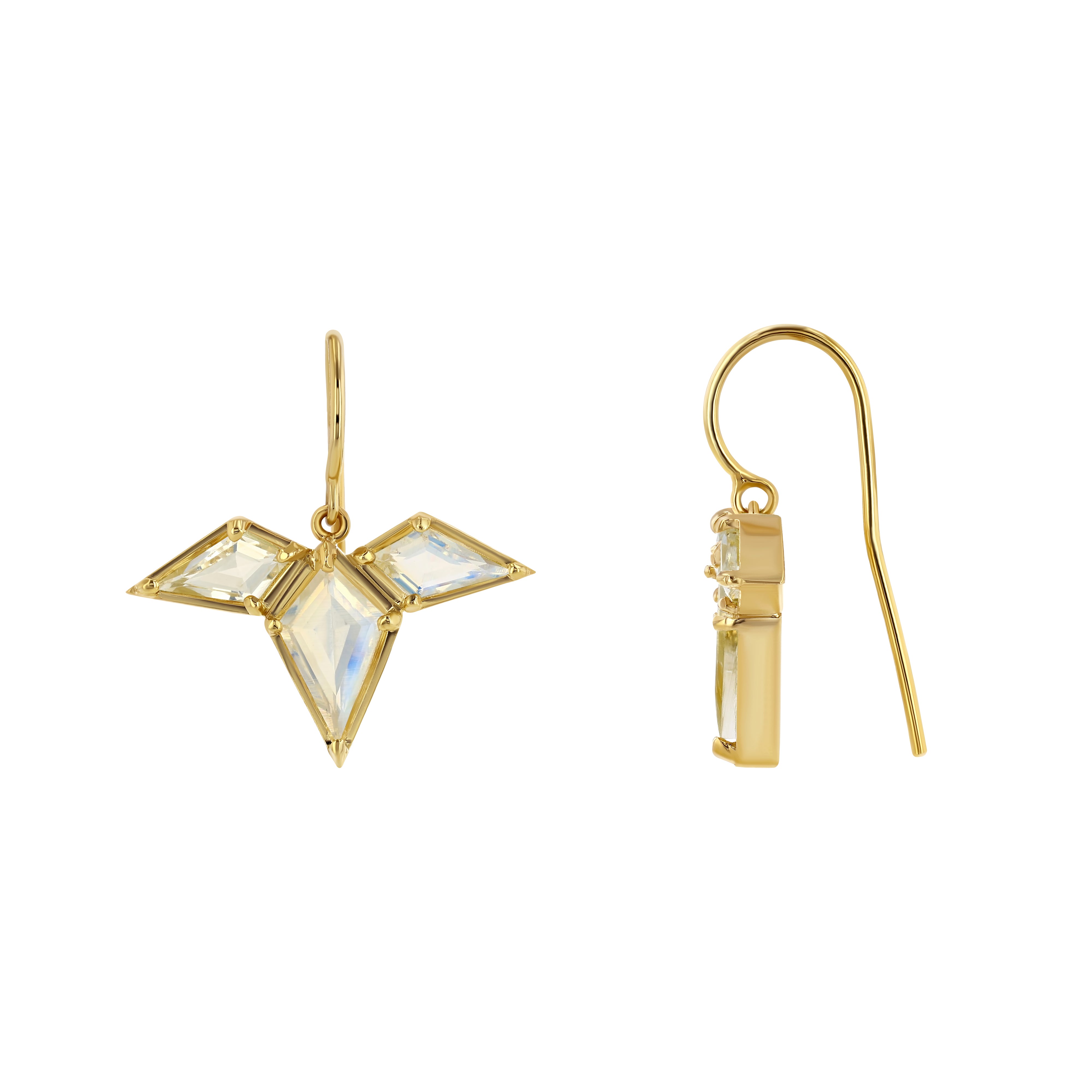 Iza Triple Earrings Drop Earrings Amy Gregg Jewelry