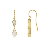 Iza Double Earrings Drop Earrings Amy Gregg Jewelry