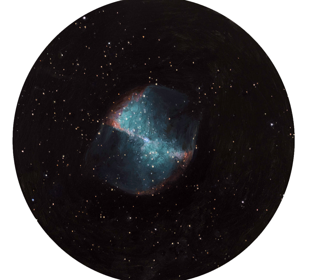 Messier 27, 10 inch Diameter Art Rafael Perez