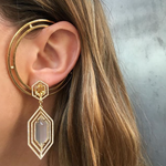 Strata Diamond Earrings Statement Earrings Karma El-Khalil