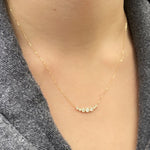 Seven Diamond Necklace Necklace Jaine K Designs