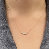 Seven Diamond Necklace Necklace Jaine K Designs