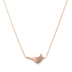 Signature Bird Necklace with Diamond Eye Necklace Yakira Rona