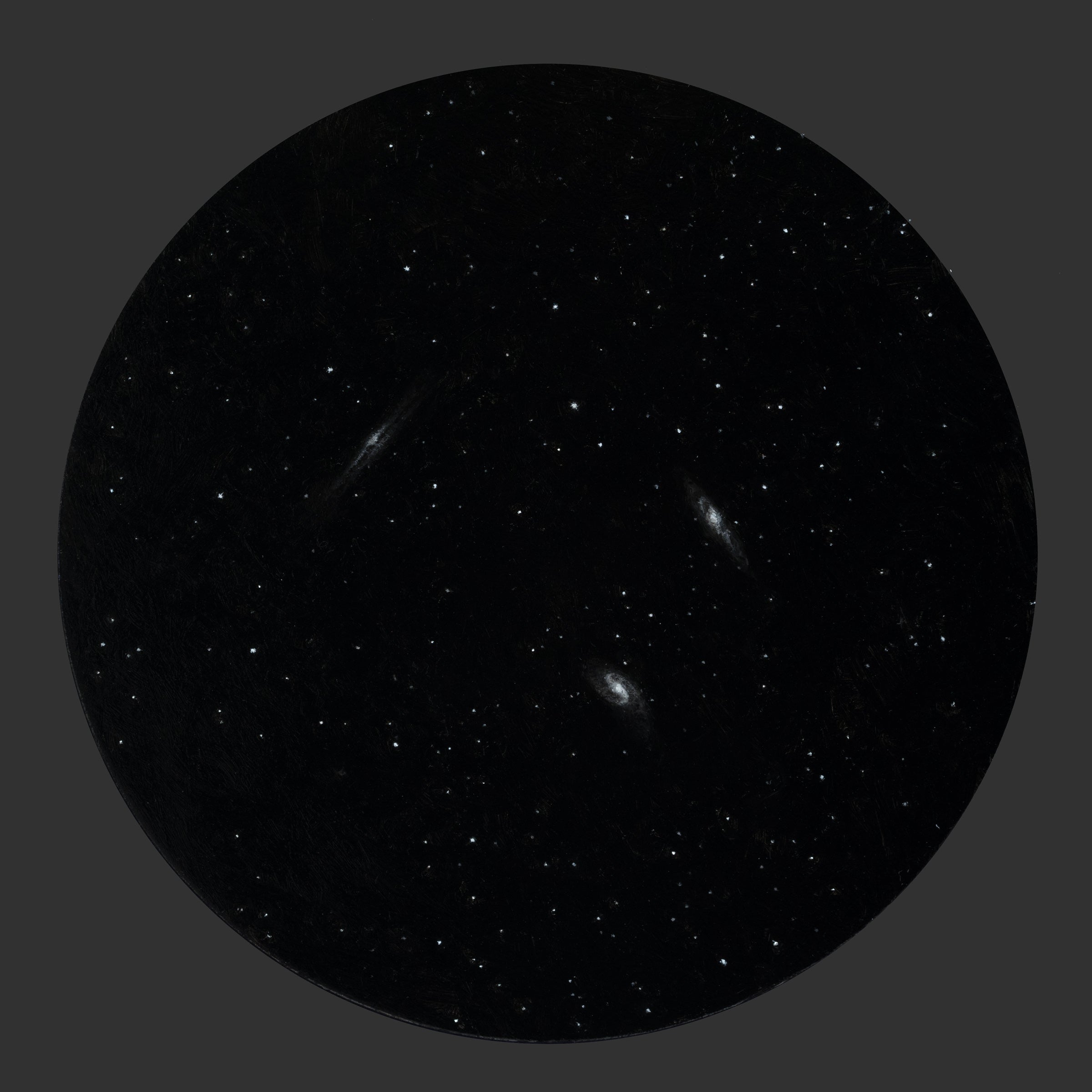Leo Triplet, 10 inch Diameter Art Rafael Perez