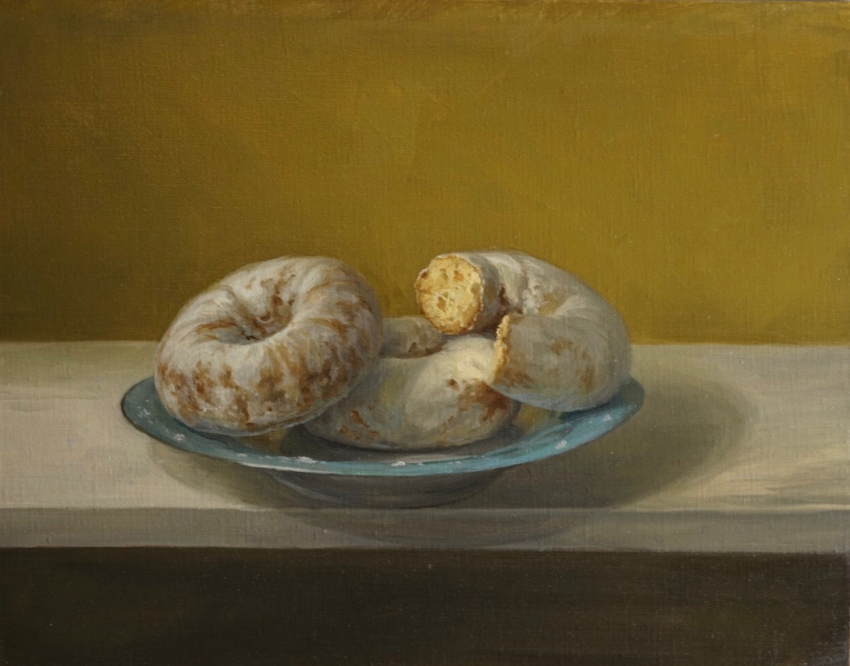 Powdered Donuts, 14x11 Art Rafael Perez   