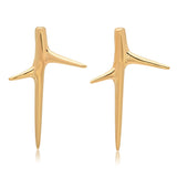 Thorn Studs Stud Earrings Elisabeth Bell Jewelry Yellow Gold  