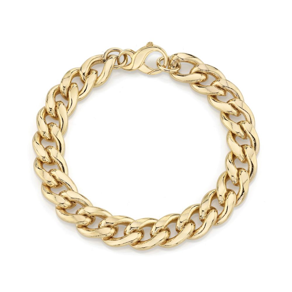 Gold Plated Chunky Chain Bracelet Chain Tracee Nichols