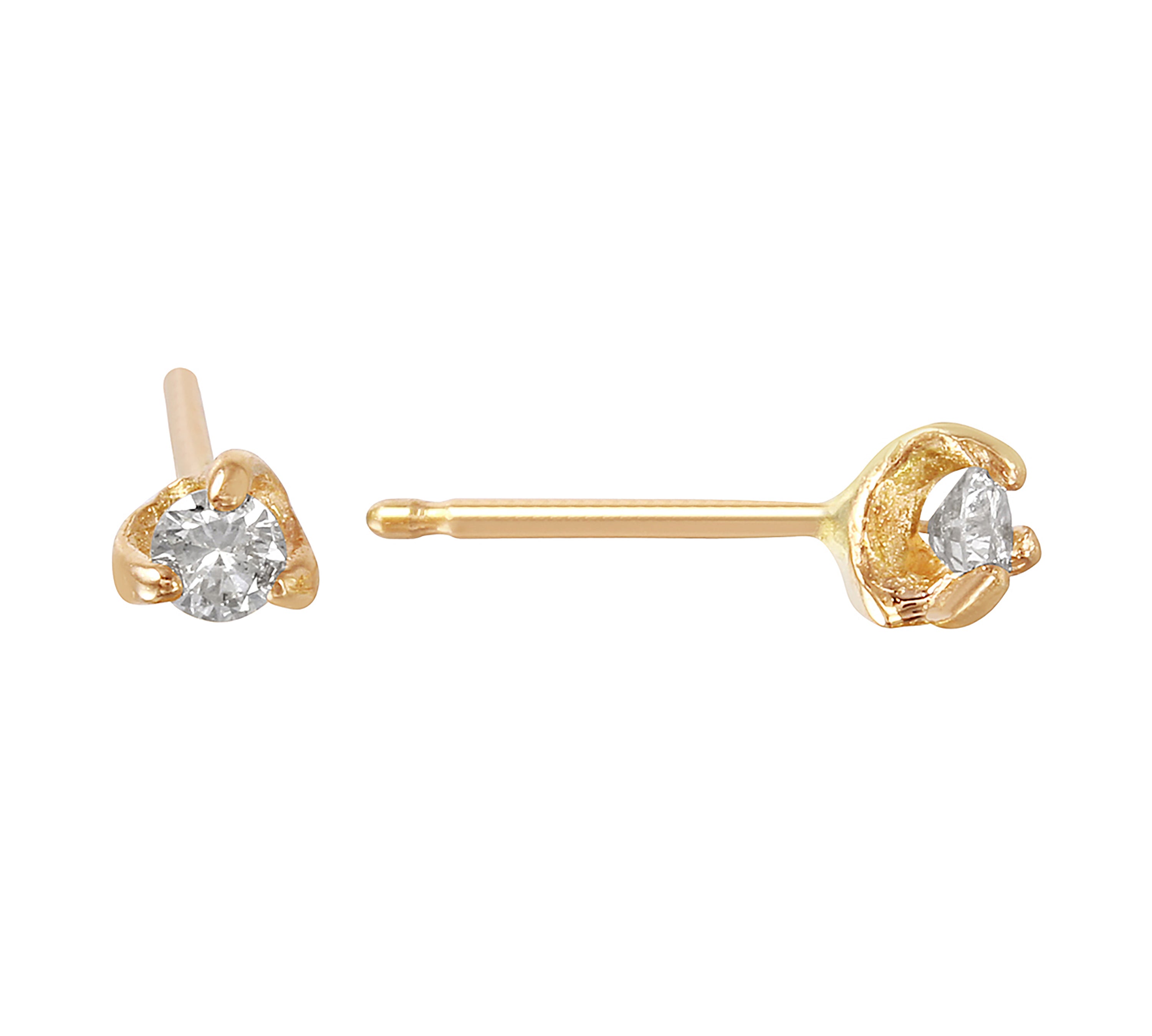 Diamond Stud Earring Stud Earrings Jaine K Designs Pair