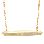 Crystalline Necklace Pendant Necklace Elisabeth Bell Jewelry Yellow Gold