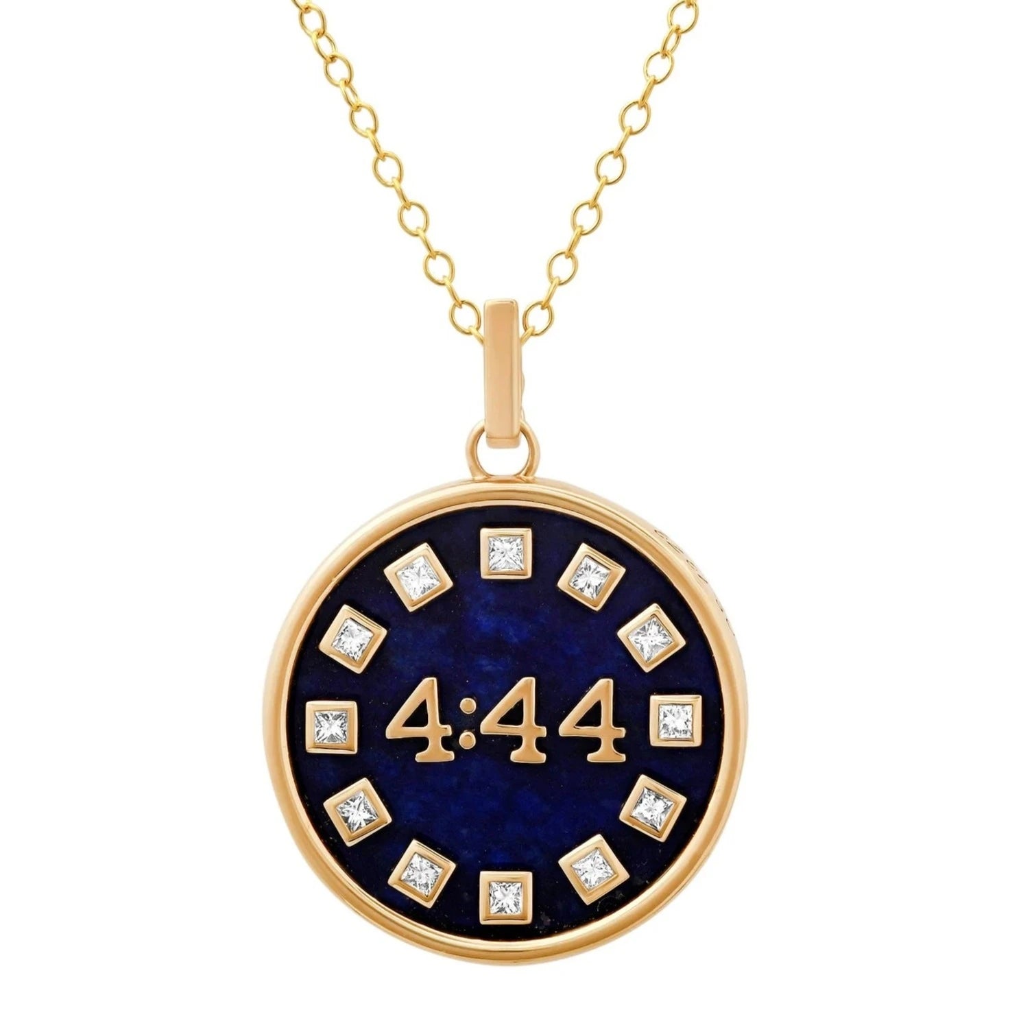 Large Angel Number Necklace Pendant Elisabeth Bell Jewelry   
