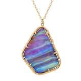 Skyline Blue Opal Necklace Pendant Necklace Elisabeth Bell Jewelry