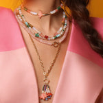 Beaded Psychedeliah Necklace Necklace Latelier Nawbar   