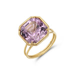 Lavender Kunzite Ring Cocktail Amy Gregg Jewelry   
