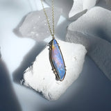 Lunar Opal Necklace Pendant Necklace Elisabeth Bell Jewelry