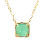 Columbian Emerald Necklace Pendant Necklace Elisabeth Bell Jewelry