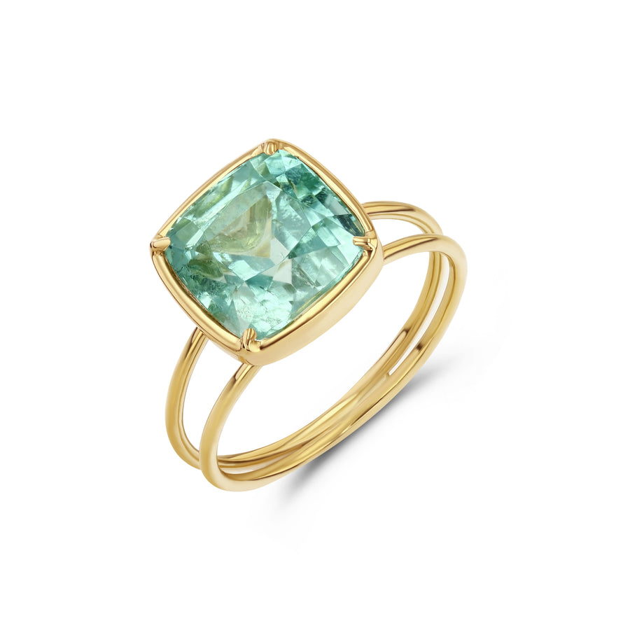 Green Tourmaline Ring Cocktail Ring Amy Gregg Jewelry   