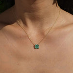 Columbian Emerald Necklace Pendant Necklace Elisabeth Bell Jewelry