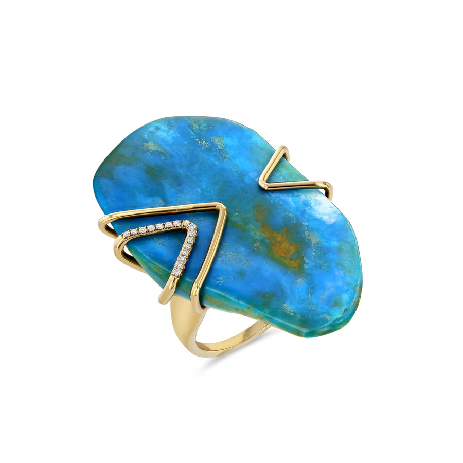 One of a Kind Opalina Ring Statement Amy Gregg Jewelry   