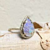 Pear Opal Ring