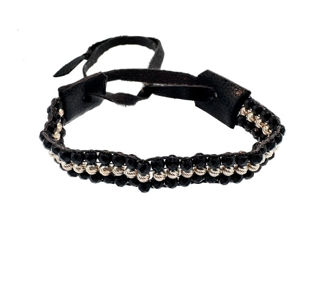 Silver Onyx Bracelet Bracelet Stormie