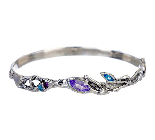 Leafwork Bangle Bangle Jaine K Designs Amethyst