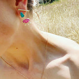 Jojo Opal Tourmaline Earrings Drop Earrings Fiore Wylde   