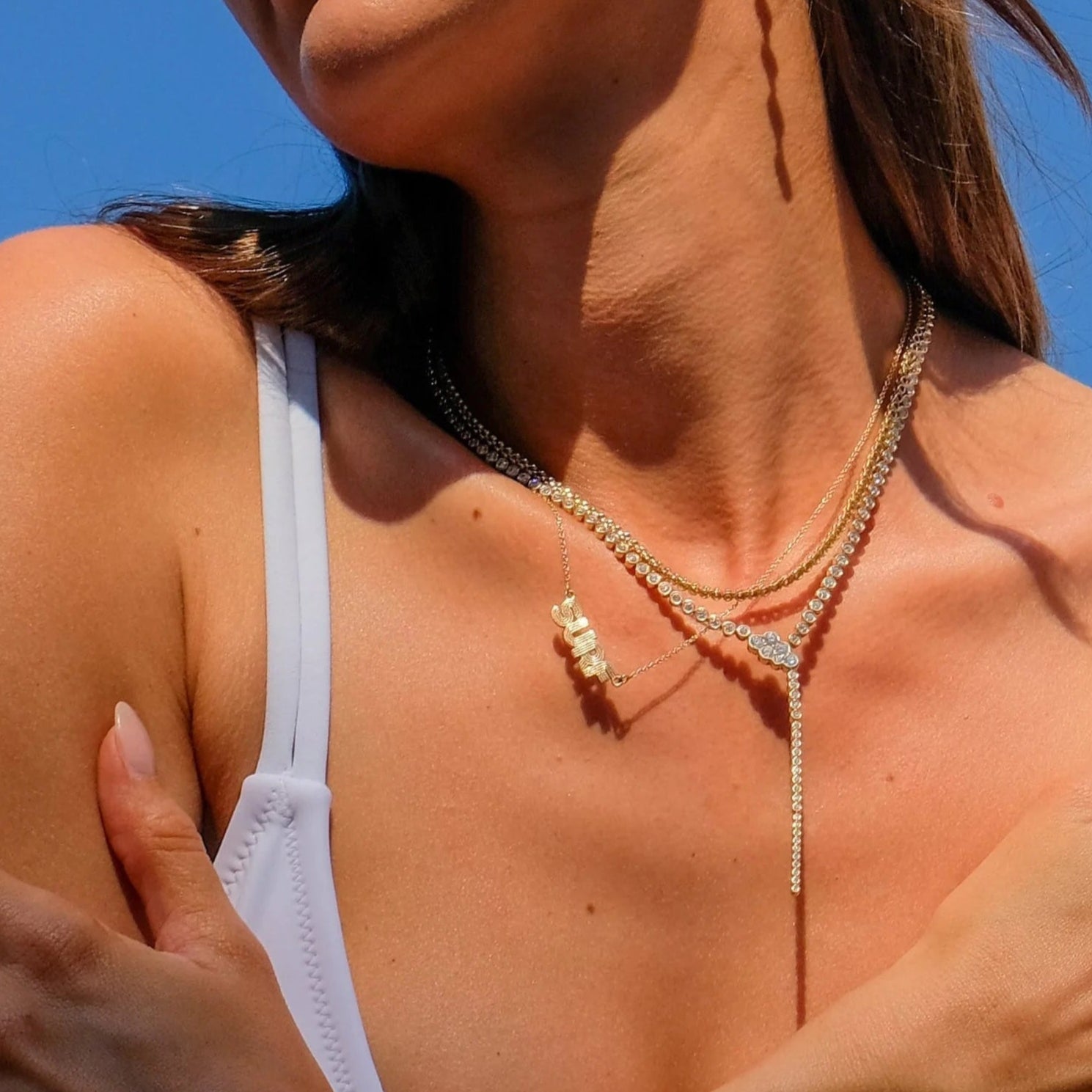 Surf Necklace Charm Necklace The Finest Stack