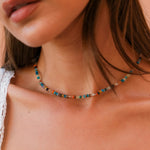 Ethiopian Opal Beaded Necklace Beaded Necklace The Finest Stack