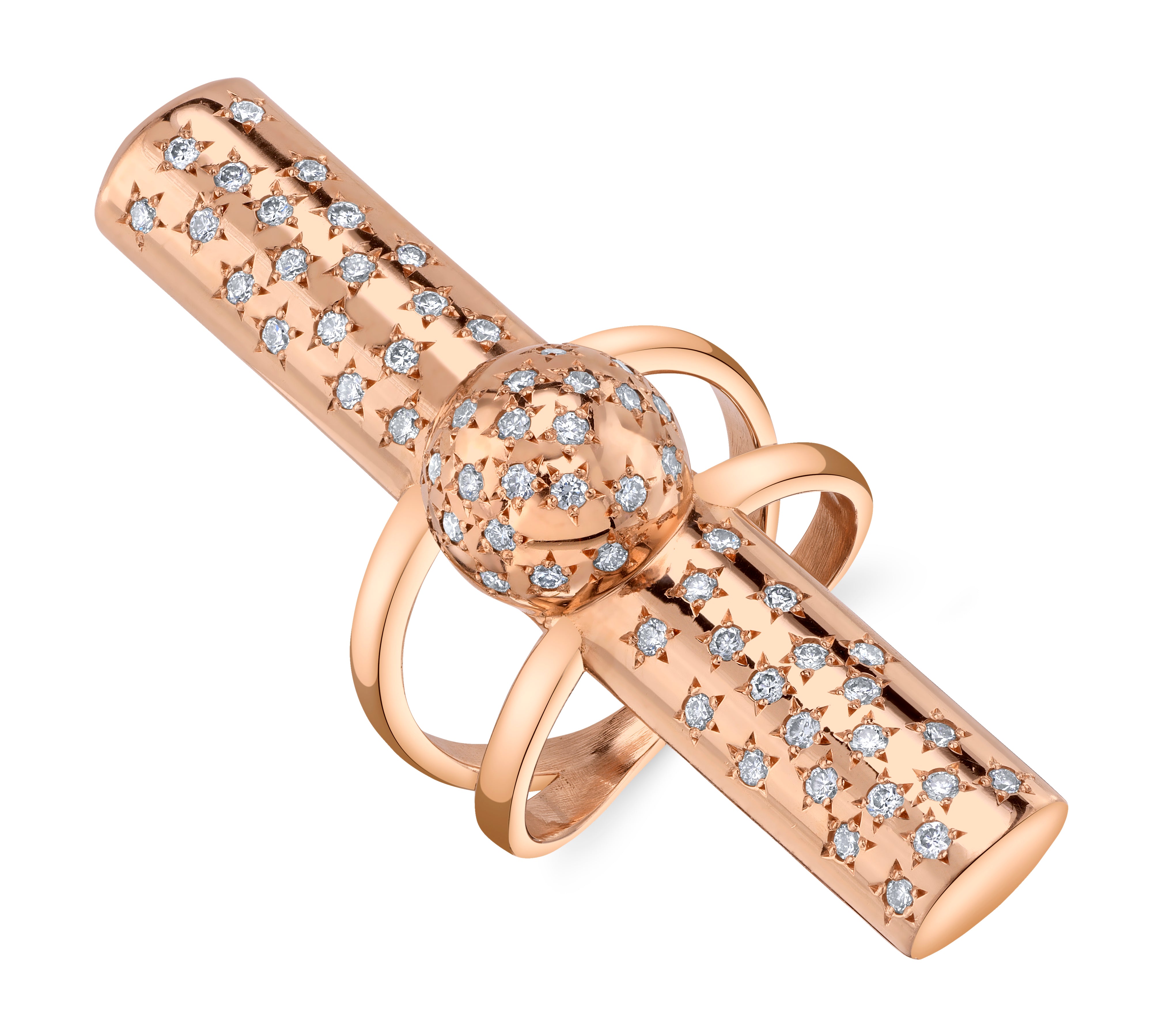 The Apollo Ring Statement Roseark Rose Gold  