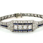Circa 1920s Art Deco Diamond Bracelet Bracelet Roseark Vintage