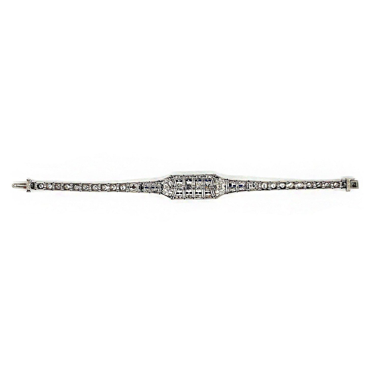Circa 1920s Art Deco Diamond Bracelet Bracelet Roseark Vintage