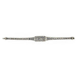 Circa 1920s Art Deco Diamond Bracelet Bracelet Roseark Vintage